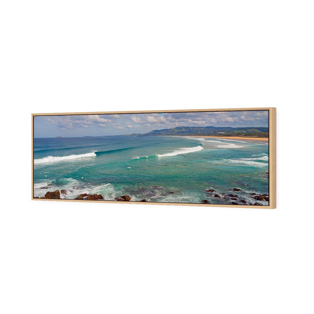 Line Up Back Beach - Wall Art Designs - 1943_AL_H WAD_CP - MPY - 260 - M - S - S_60x20_S - 1550 - OAK