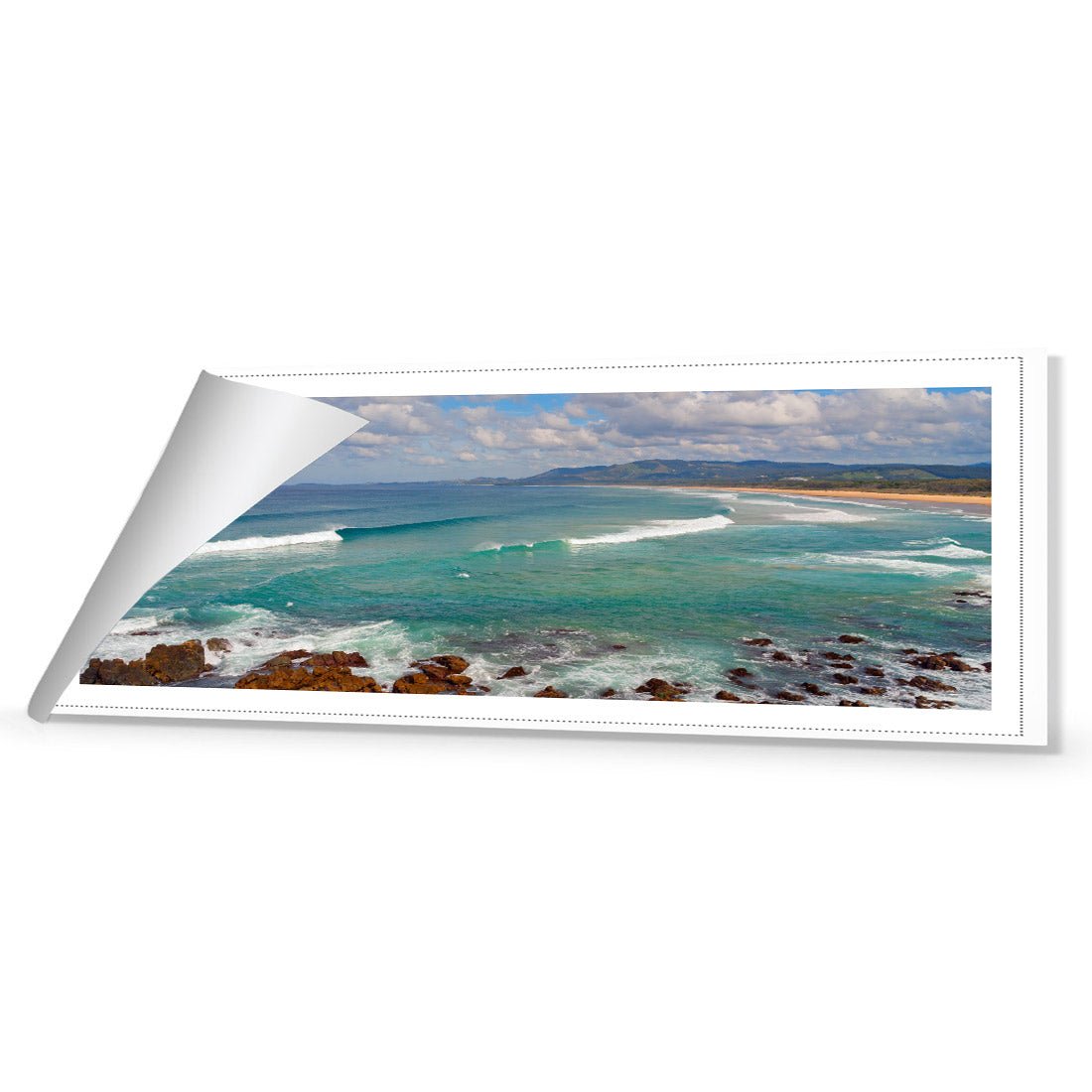 Line Up Back Beach - Wall Art Designs - 1943_AL_H WAD_CP - MPY - 260 - M - R_60x20_NONE