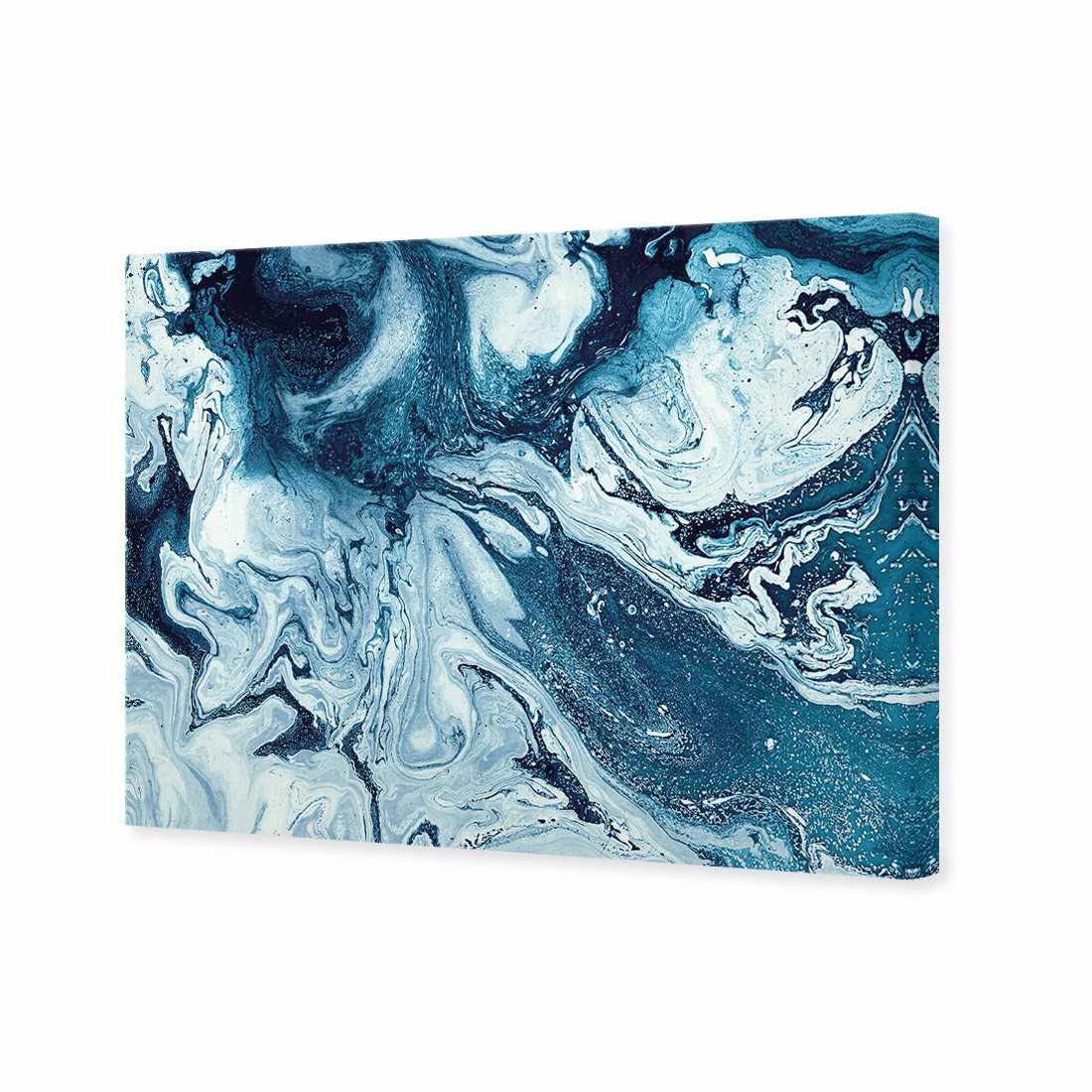 Liquified, Deep Blue | Classic Canvas | No Frame | Stretched Canvas