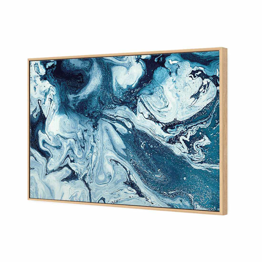 Liquified, Deep Blue Canvas Art - Wall Art Designs - 2505_FR_H WAD_CP - MPY - 260 - M - S - S_45x30_S - 1550 - OAK