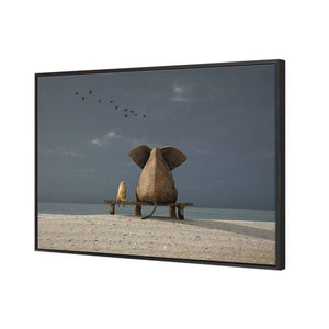 Little And Large | Standard Canvas | Floating Frame | Black