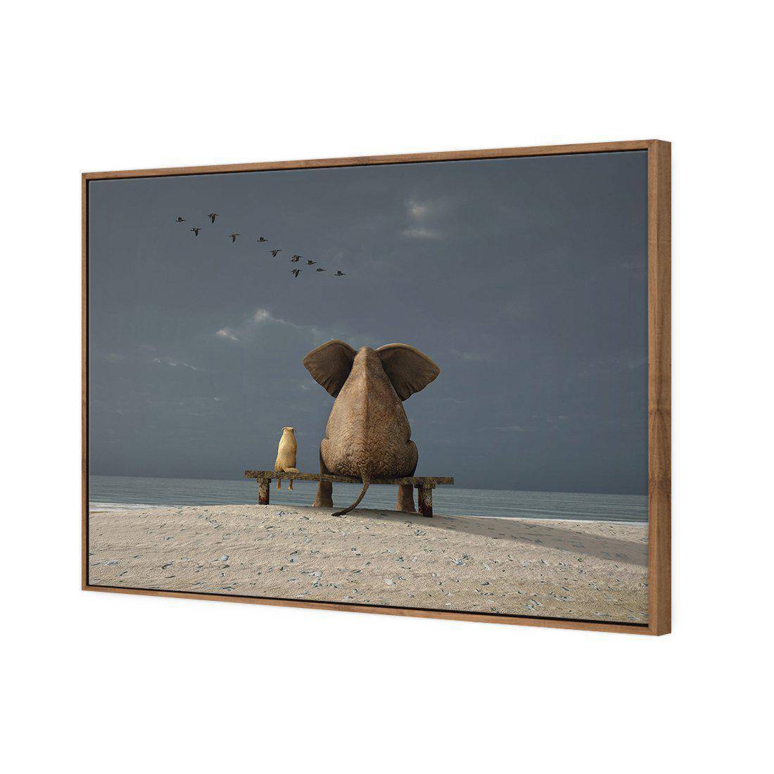 Little And Large | Standard Canvas | Floating Frame | Natural