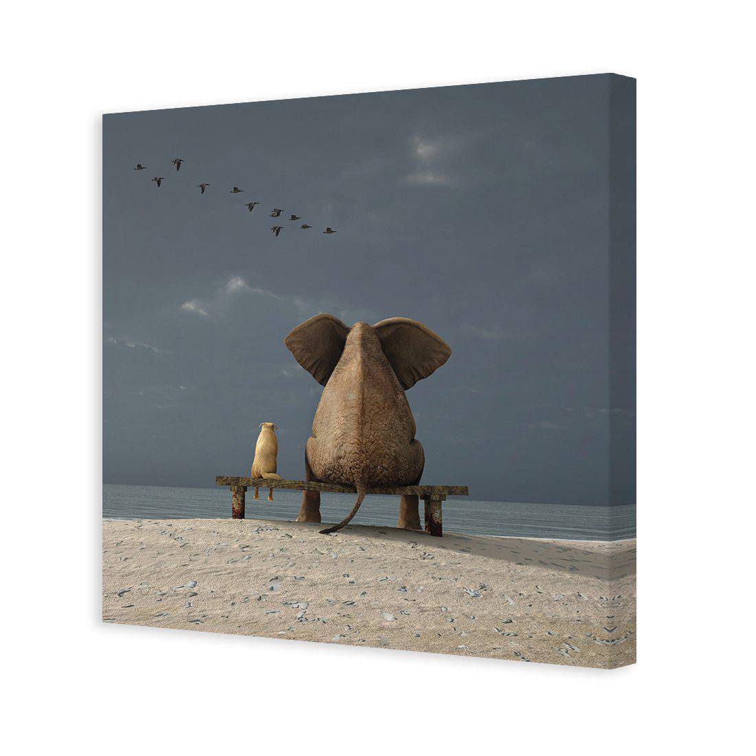 Little And Large, Square | Standard Canvas | No Frame | Stretched Canvas