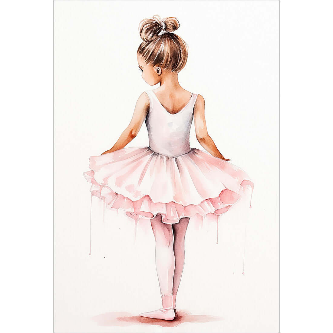 Little Ballerina 1 - Trio Art Set | Classic Canvas | No Frame | Stretched Canvas