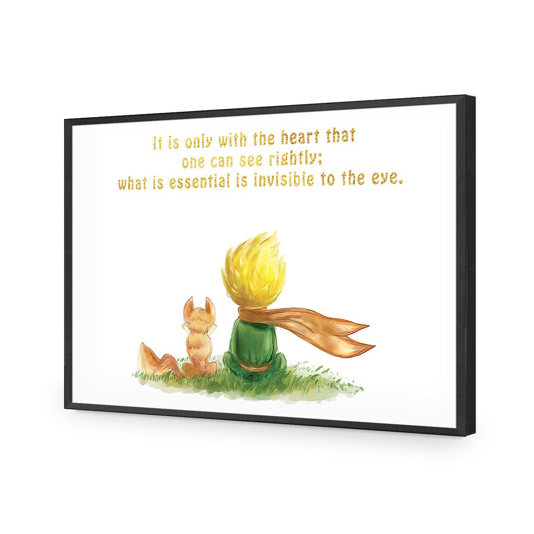 Little Prince - Wall Art Designs - 3572_AR_H WAD_AP - 030 - EDG_45x30_S - 2538 - BLK