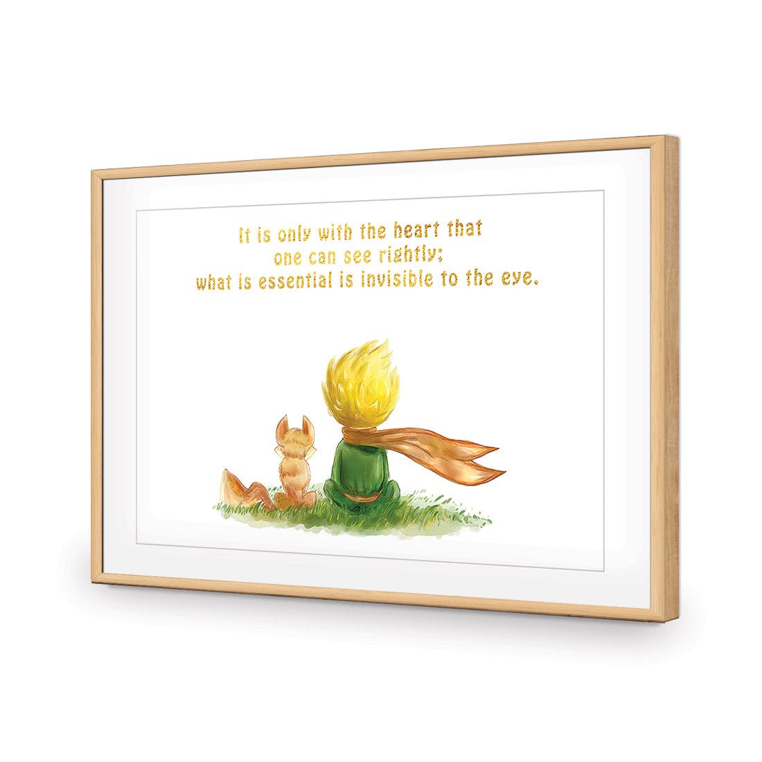 Little Prince - Wall Art Designs - 3572_AR_H WAD_AP - 030 - MAT_45x30_S - 2538 - OAK