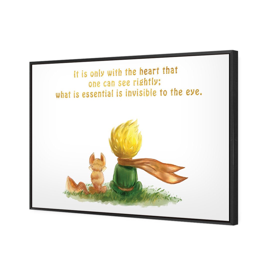 Little Prince - Wall Art Designs - 3572_AR_H WAD_CP - MPY - 260 - M - S - S_45x30_S - 1550 - BLK