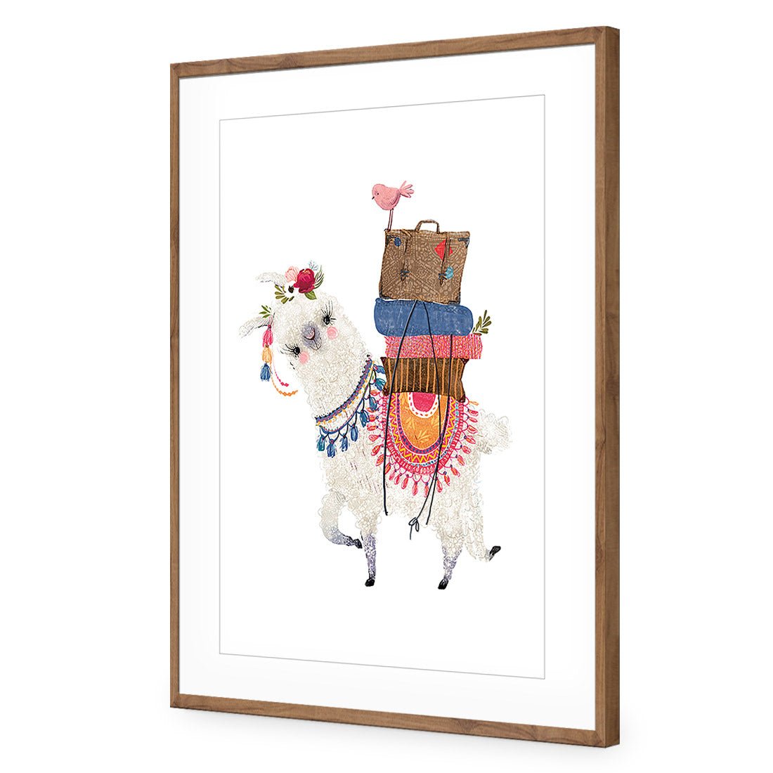 Llama Ride - Wall Art Designs - 3528_AR_V WAD_AP - 030 - MAT_45x30_S - 2538 - NAT