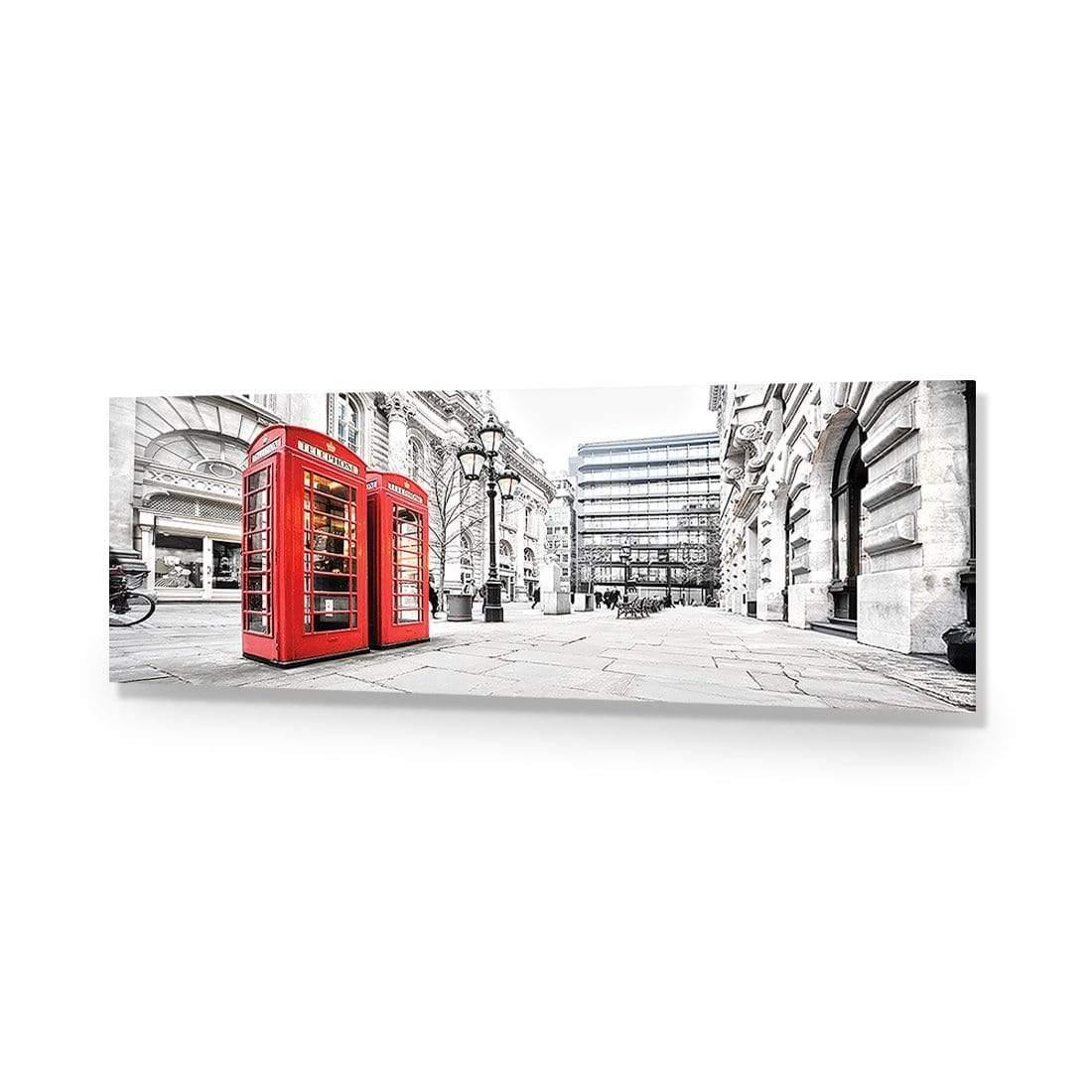 London Red Phone Booths (long) - Wall Art Designs - 1139_AL_H WAD_AP - 030 - EDG_90x30_NONE