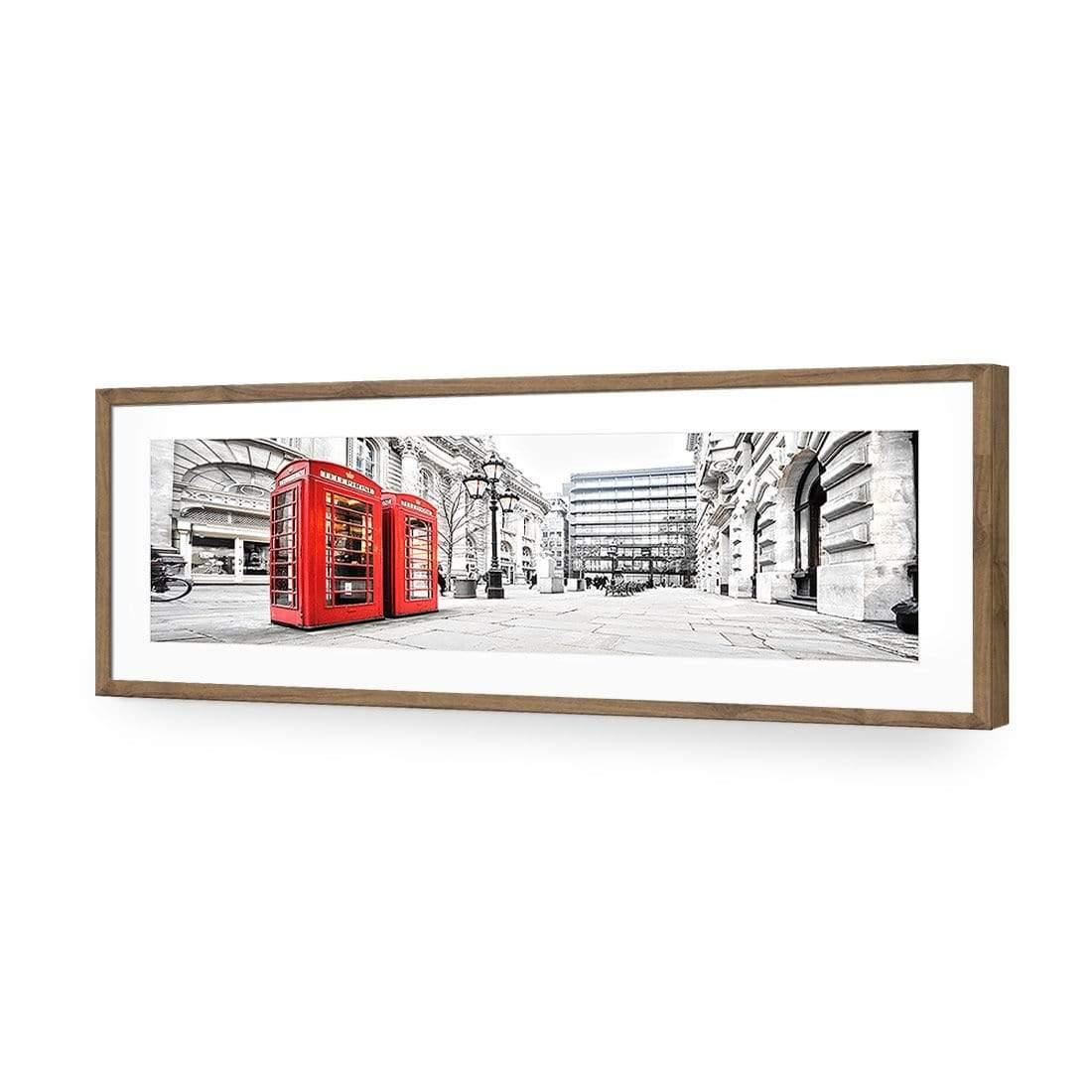 London Red Phone Booths (long) - Wall Art Designs - 1139_AL_H WAD_AP - 030 - MAT_90x30_S - 2538 - NAT