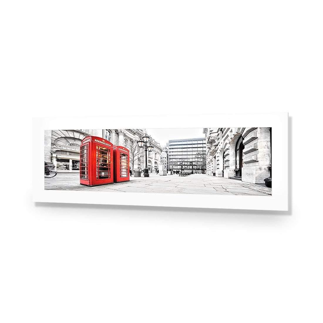 London Red Phone Booths (long) - Wall Art Designs - 1139_AL_H WAD_AP - 030 - MAT_90x30_NONE