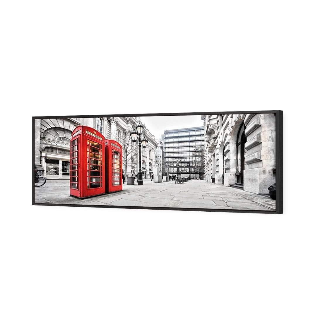 London Red Phone Booths (long) - Wall Art Designs - 1139_AL_H WAD_CP - MPY - 260 - M - S - S_60x20_S - 1550 - BLK