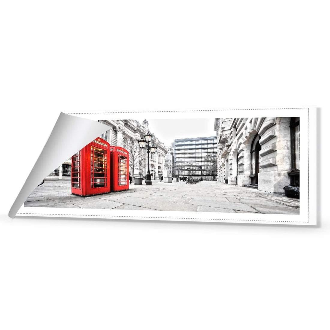 London Red Phone Booths (long) - Wall Art Designs - 1139_AL_H WAD_CP - MPY - 260 - M - R_60x20_NONE