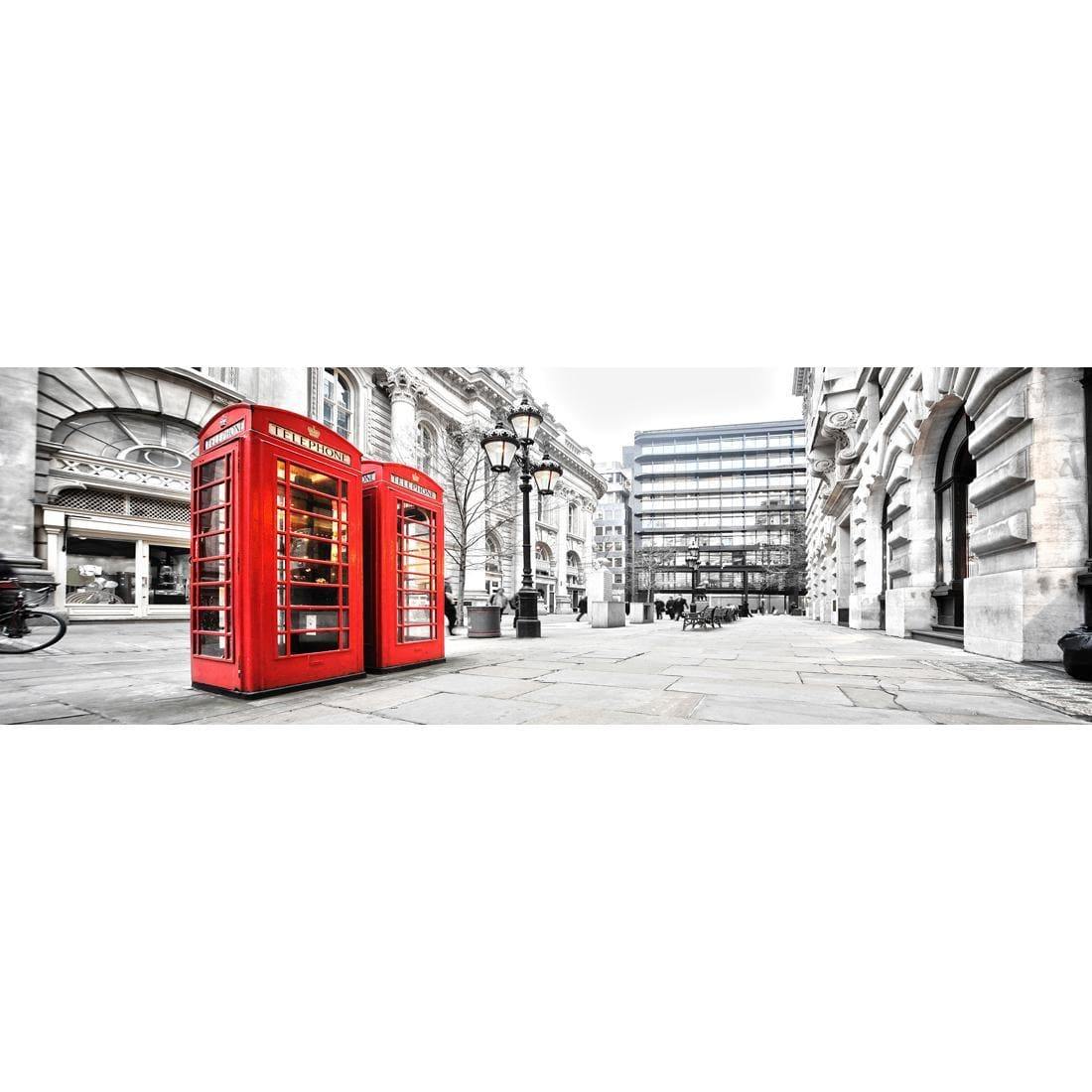 London Red Phone Booths (long) - Wall Art Designs - 1139_AL_H WAD_CP - MPY - 260 - M - S - S_60x20_NONE