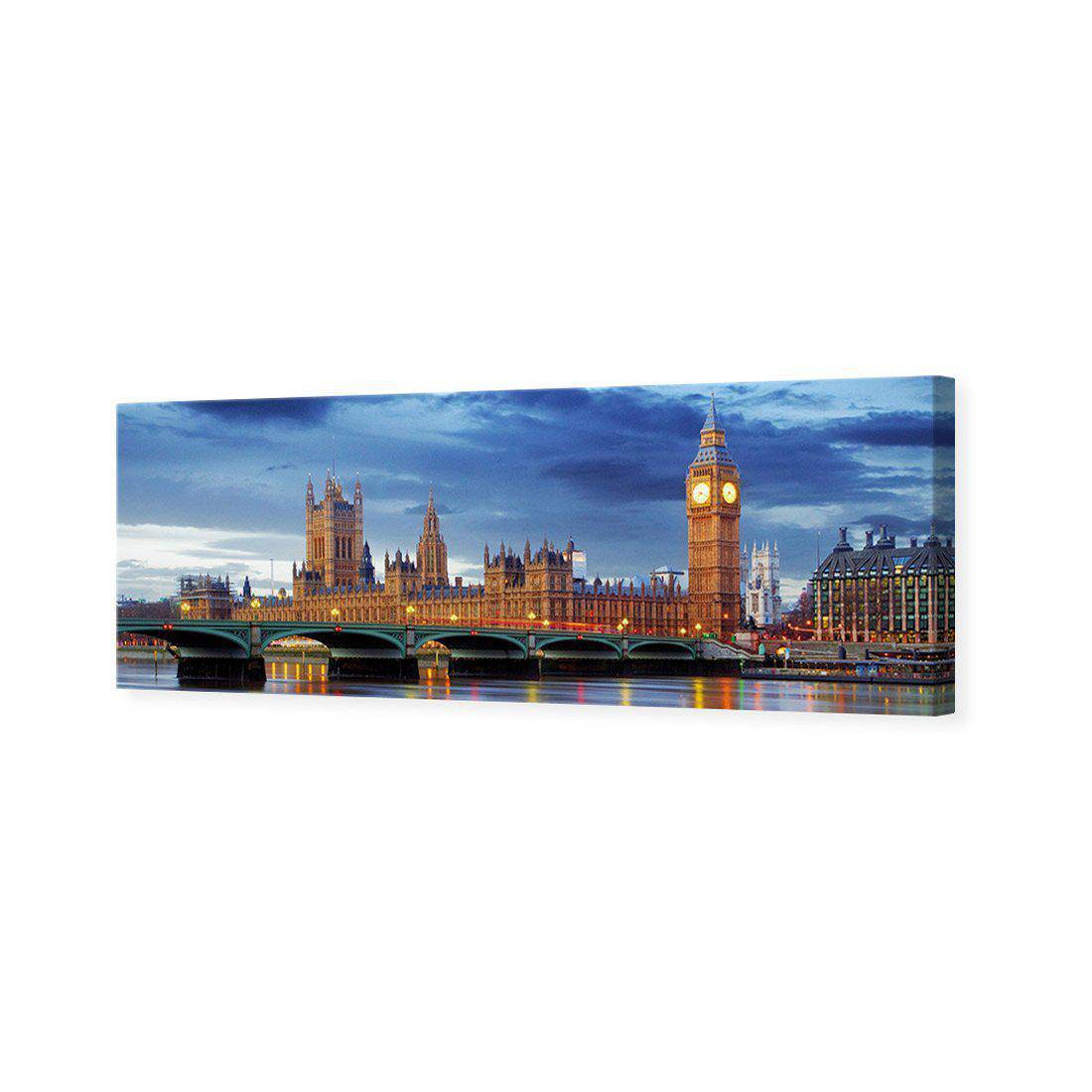 London River Reflections | Standard Canvas | No Frame | Stretched Canvas