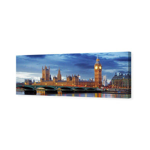 London River Reflections | Standard Canvas | No Frame | Stretched Canvas