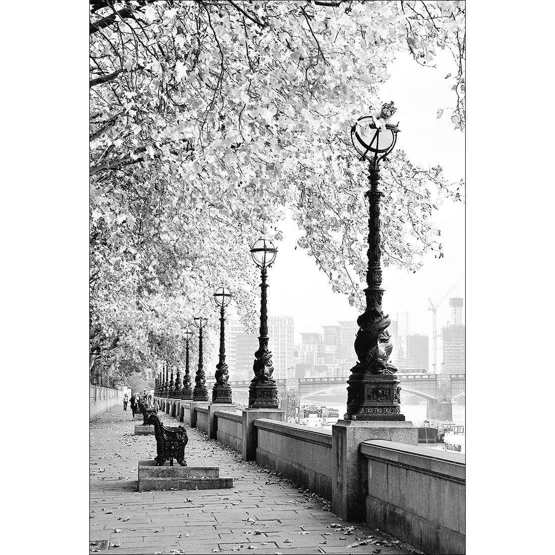 London Riverwalk, B&W Rectangle