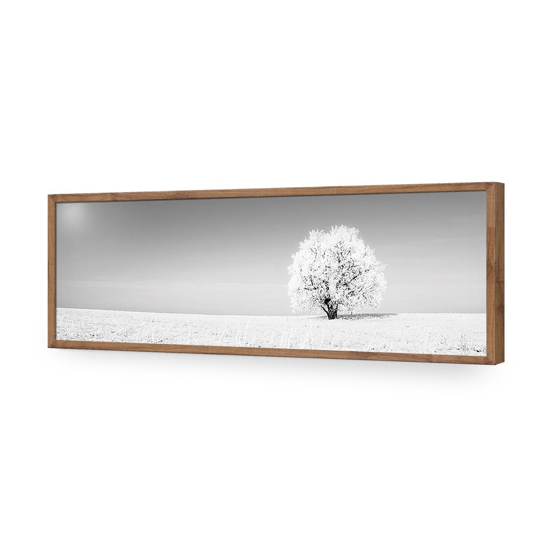 Lonely Snow Tree, Black and White (Long) - Wall Art Designs - 1228_BL_H WAD_AP - 030 - EDG_90x30_S - 2538 - NAT