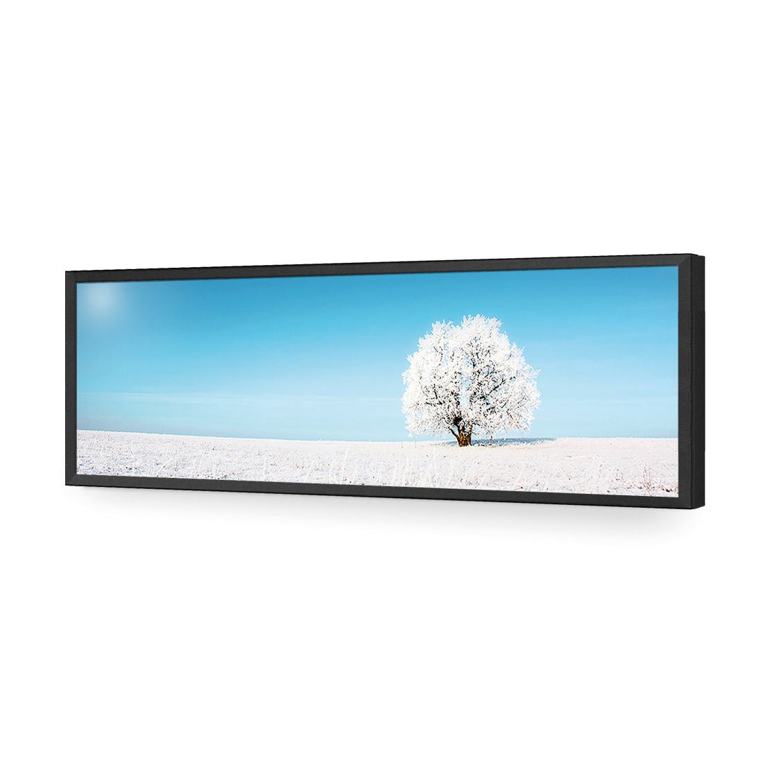 Lonely Snow Tree (Long) - Wall Art Designs - 1228_AL_H WAD_AP - 030 - EDG_90x30_S - 2538 - BLK