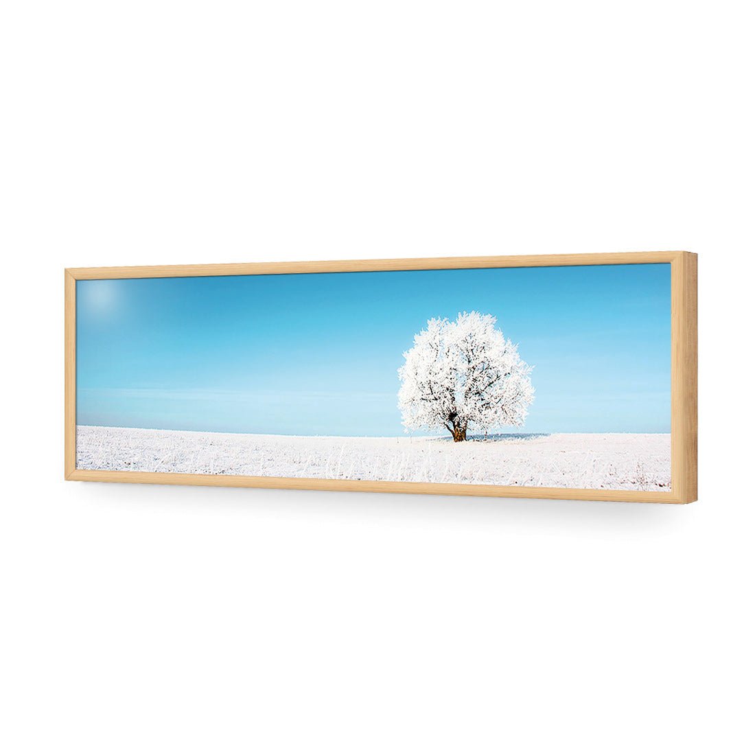 Lonely Snow Tree (Long) - Wall Art Designs - 1228_AL_H WAD_AP - 030 - EDG_90x30_S - 2538 - OAK