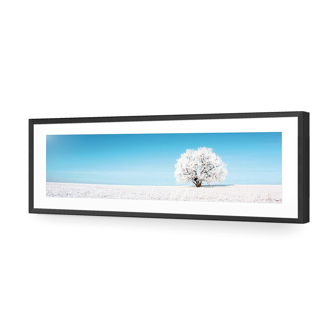 Lonely Snow Tree (Long) - Wall Art Designs - 1228_AL_H WAD_AP - 030 - MAT_90x30_S - 2538 - BLK