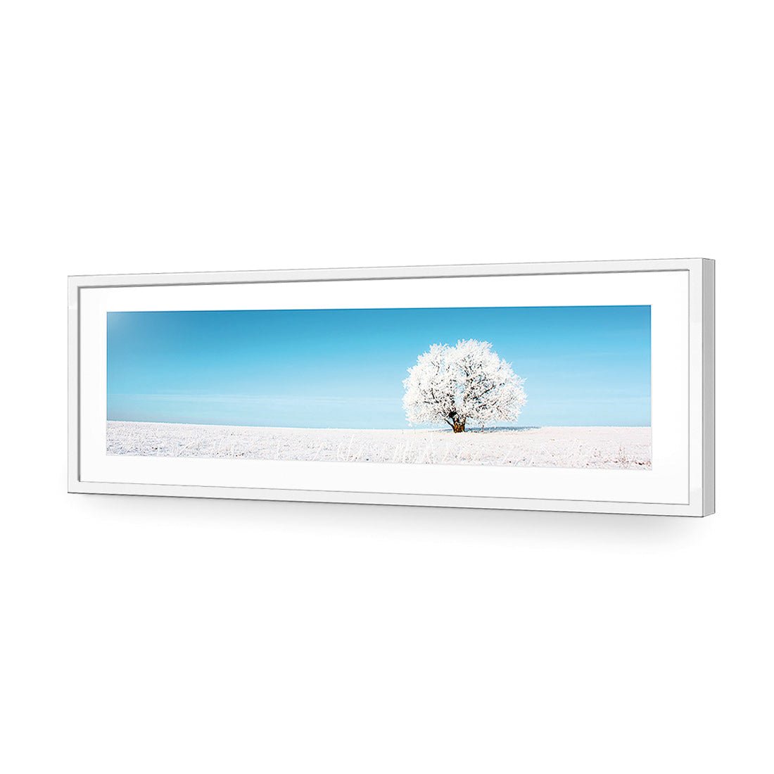 Lonely Snow Tree (Long) - Wall Art Designs - 1228_AL_H WAD_AP - 030 - MAT_90x30_S - 2538 - WHT