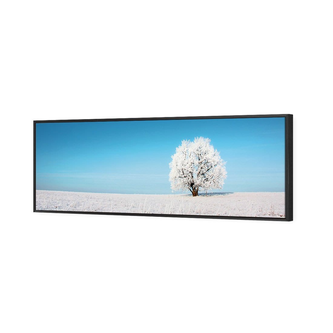 Lonely Snow Tree (Long) - Wall Art Designs - 1228_AL_H WAD_CP - MPY - 260 - M - S - S_60x20_S - 1550 - BLK