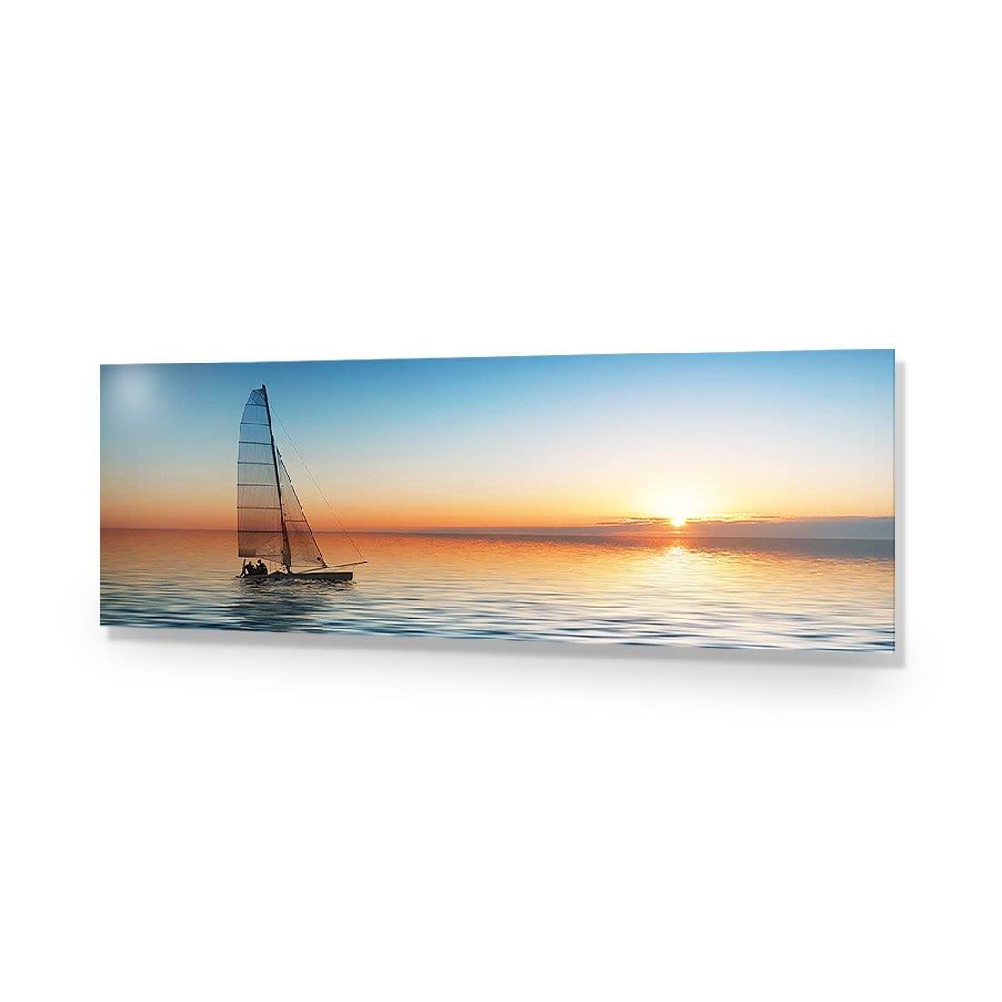 Lonely Yacht (Long) - Wall Art Designs - 1208_AL_H WAD_AP - 030 - EDG_90x30_NONE