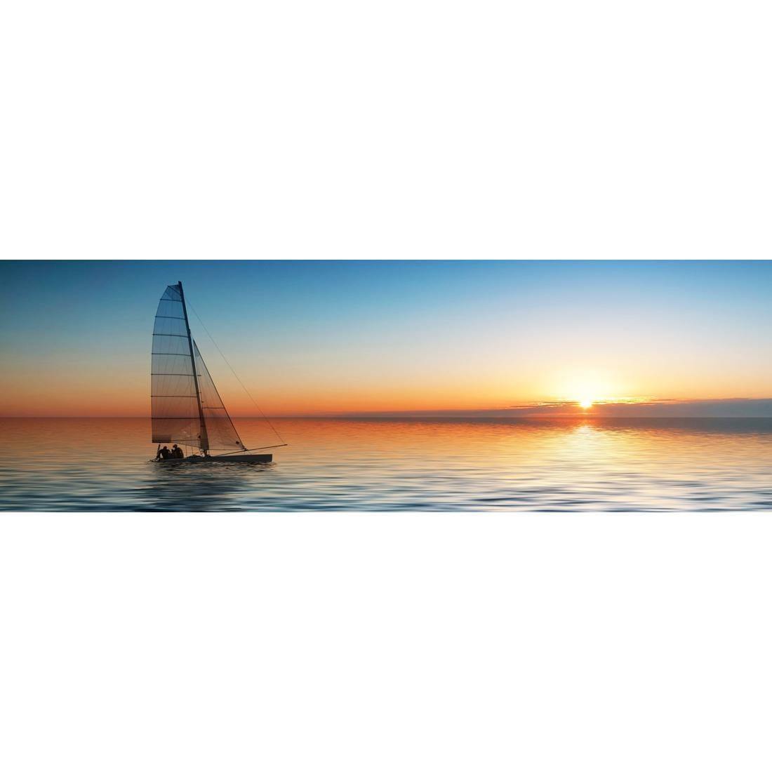 Lonely Yacht (Long) - Wall Art Designs - 1208_AL_H WAD_CP - MPY - 260 - M - S - S_60x20_NONE