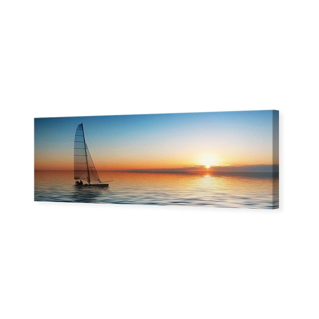 Lonely Yacht (Long) - Wall Art Designs - 1208_AL_H WAD_CP - MPY - 260 - M - S - S_60x20_NONE