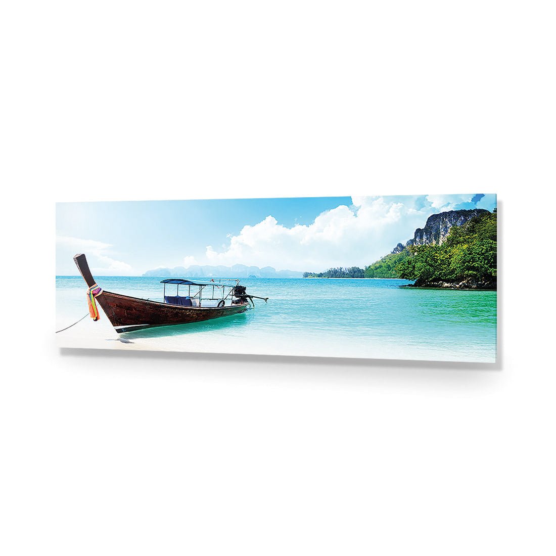 Long Thai Boat (Long) - Wall Art Designs - 1210_AL_H WAD_AP - 030 - EDG_90x30_NONE