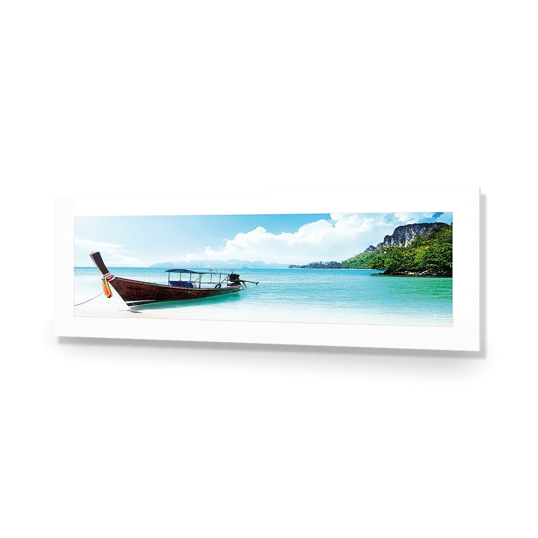 Long Thai Boat (Long) - Wall Art Designs - 1210_AL_H WAD_AP - 030 - MAT_90x30_NONE