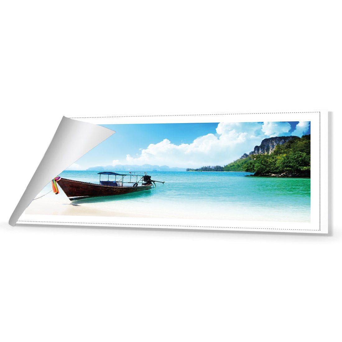 Long Thai Boat (Long) - Wall Art Designs - 1210_AL_H WAD_CP - MPY - 260 - M - R_60x20_NONE