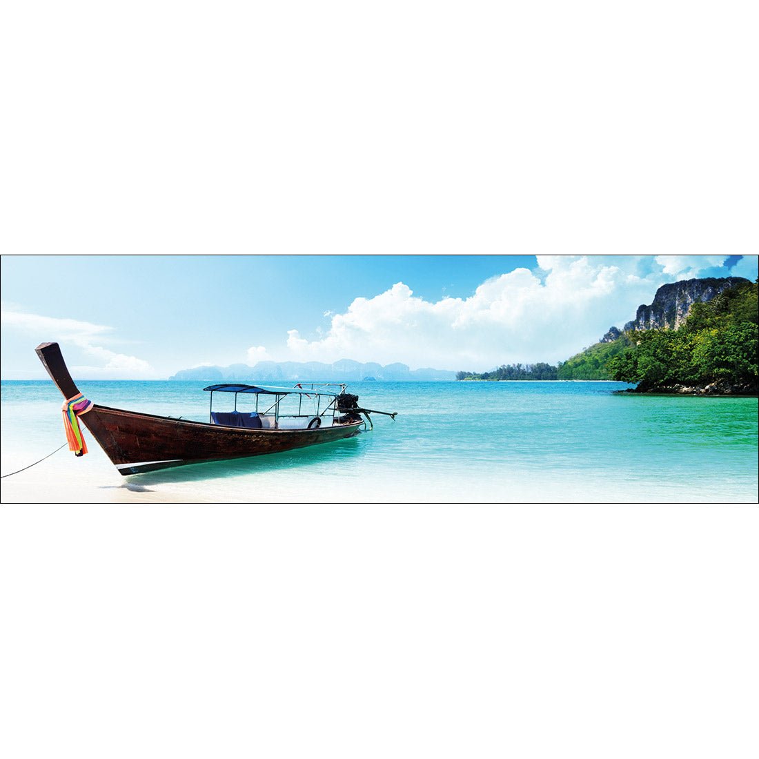 Long Thai Boat (Long) - Wall Art Designs - 1210_AL_H WAD_CP - MPY - 260 - M - S - S_60x20_NONE