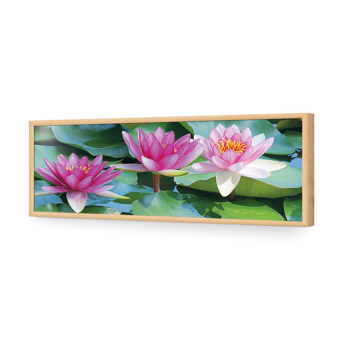 Lotus Dream (long) - Wall Art Designs - 154_AL_H WAD_AP - 030 - EDG_90x30_S - 2538 - OAK