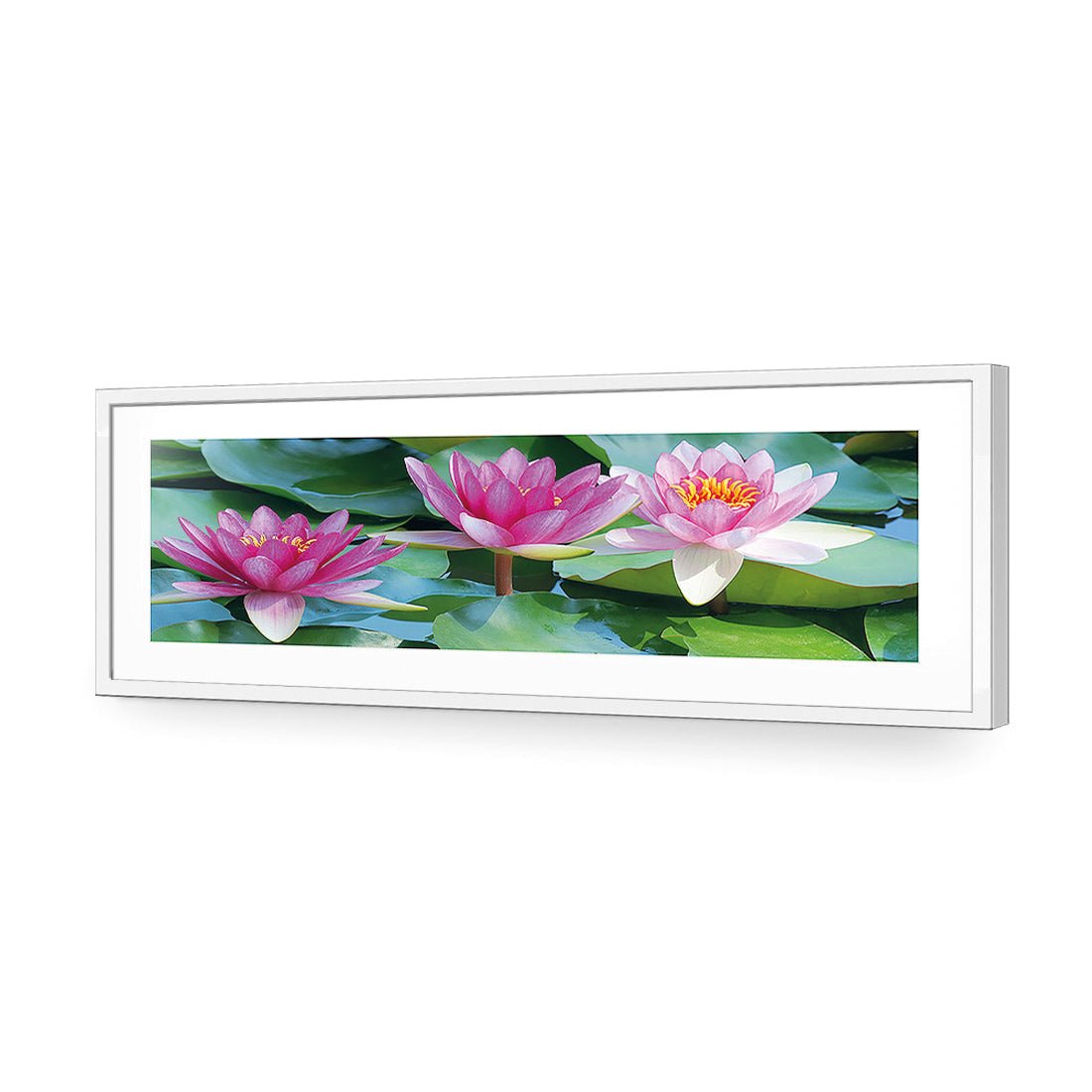 Lotus Dream (long) - Wall Art Designs - 154_AL_H WAD_AP - 030 - MAT_90x30_S - 2538 - WHT