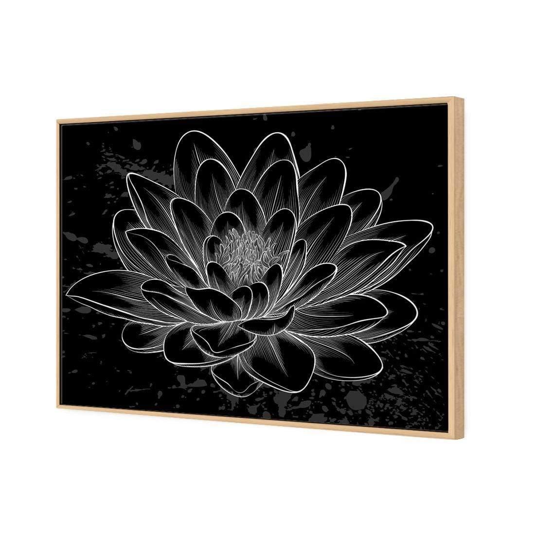 Lotus Sketched - Wall Art Designs - 3165_AR_H WAD_CP - MPY - 260 - M - S - S_45x30_NONE