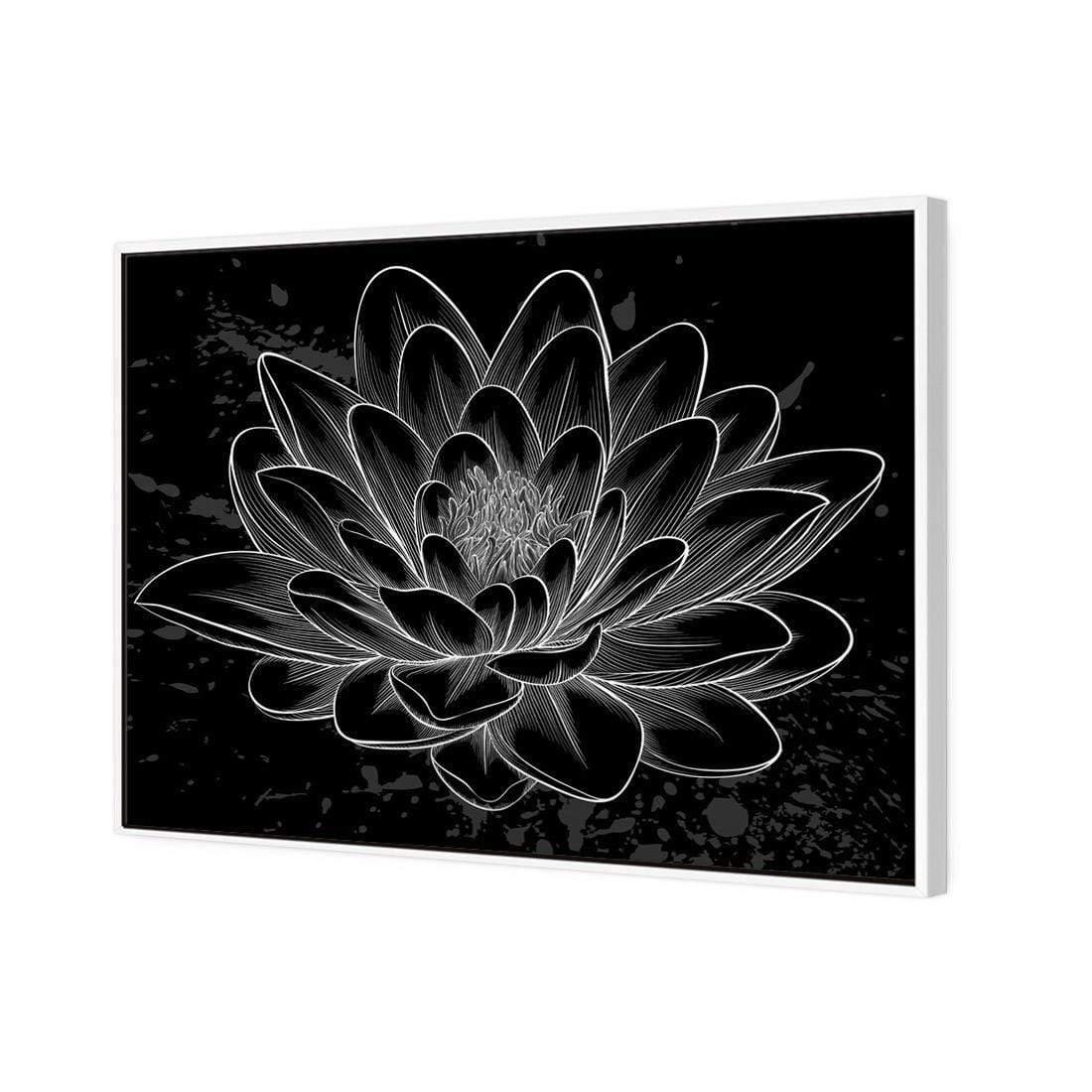 Lotus Sketched - Wall Art Designs - 3165_AR_H WAD_CP - MPY - 260 - M - S - S_45x30_NONE