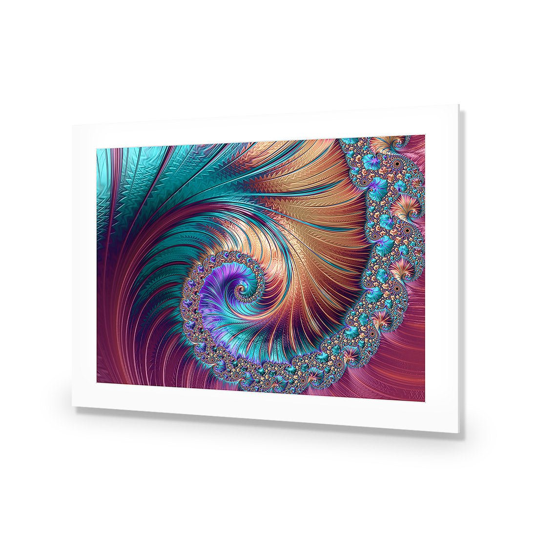 Luxe Spiral | Standard Acrylic | No Frame With Border