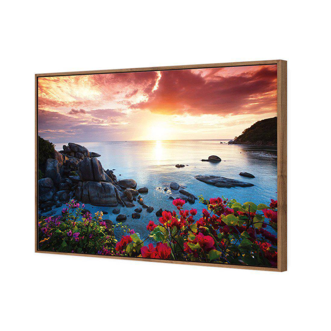 Magenta Sky | Standard Canvas | Floating Frame | Natural