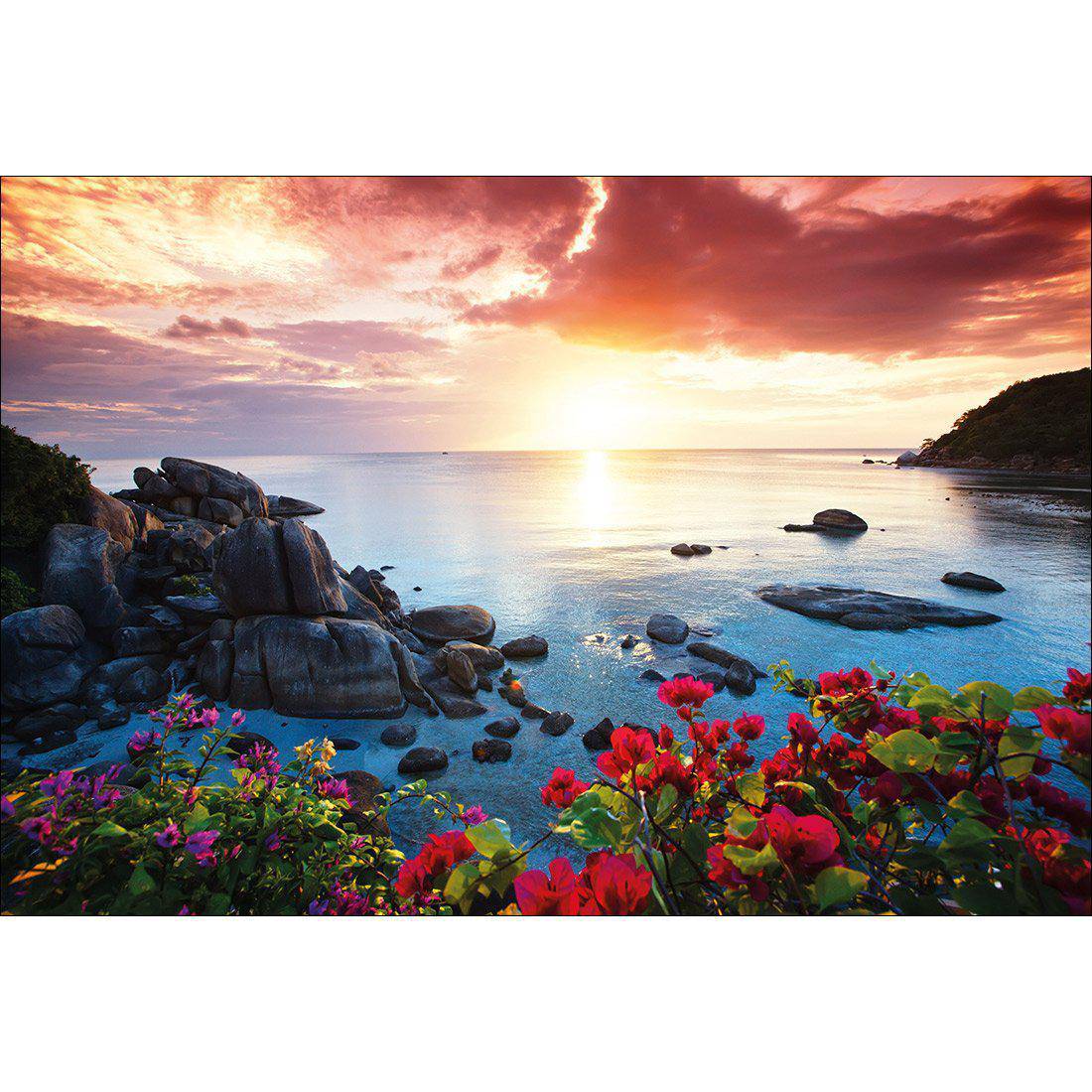 Magenta Sky Canvas Art - Wall Art Designs - 2191_AR_H WAD_CP - MPY - 260 - M - S - S_45x30_NONE