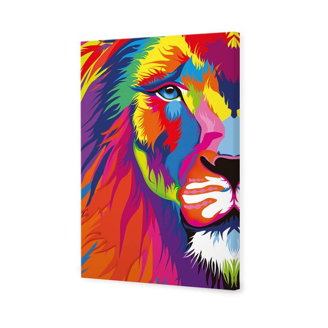 Magnificent Lion Canvas Art - Wall Art Designs - 262_AR_V WAD_CP - MPY - 260 - M - S - S_45x30_NONE