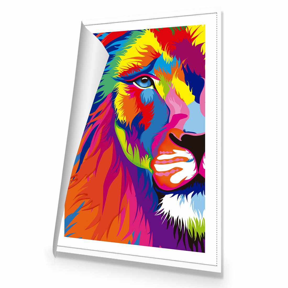 Magnificent Lion Canvas Art - Wall Art Designs - 262_AR_V WAD_CP - MPY - 260 - M - R_45x30_NONE