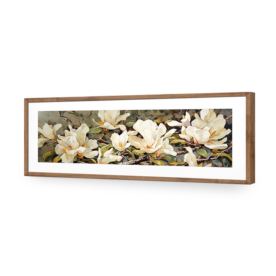 Magnolia Branch - Wall Art Designs - WH_1148_AL_H CAF_AP - 030 - MAT_90x30_S - 2538 - NAT