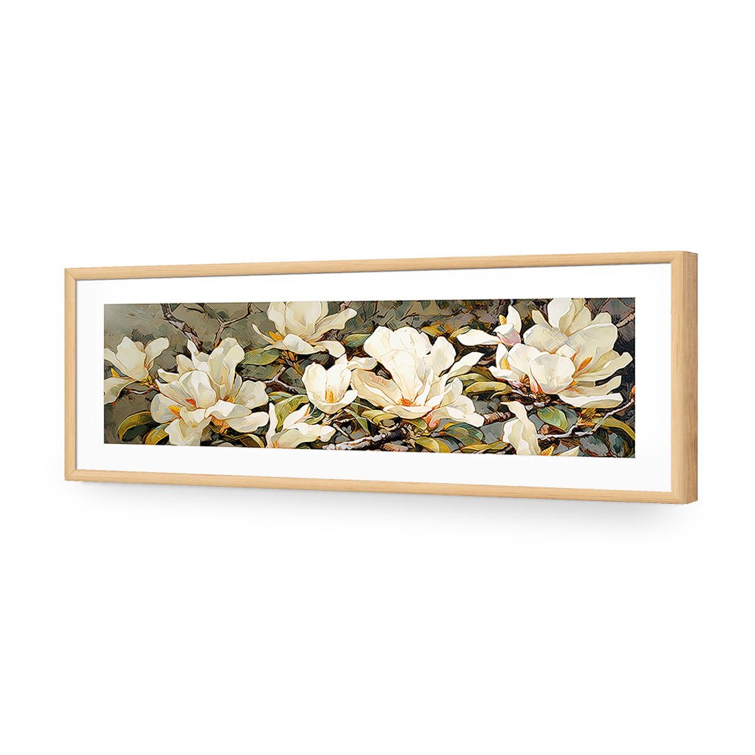 Magnolia Branch - Wall Art Designs - WH_1148_AL_H CAF_AP - 030 - MAT_90x30_S - 2538 - OAK