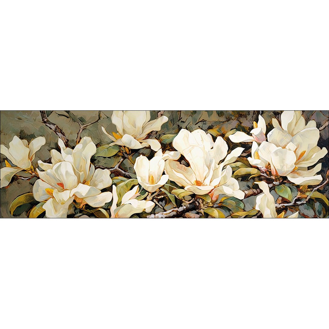 Magnolia Branch - Wall Art Designs - WH_1148_AL_H CAF_CP - MPY - 260 - M - S - S_60x20_NONE