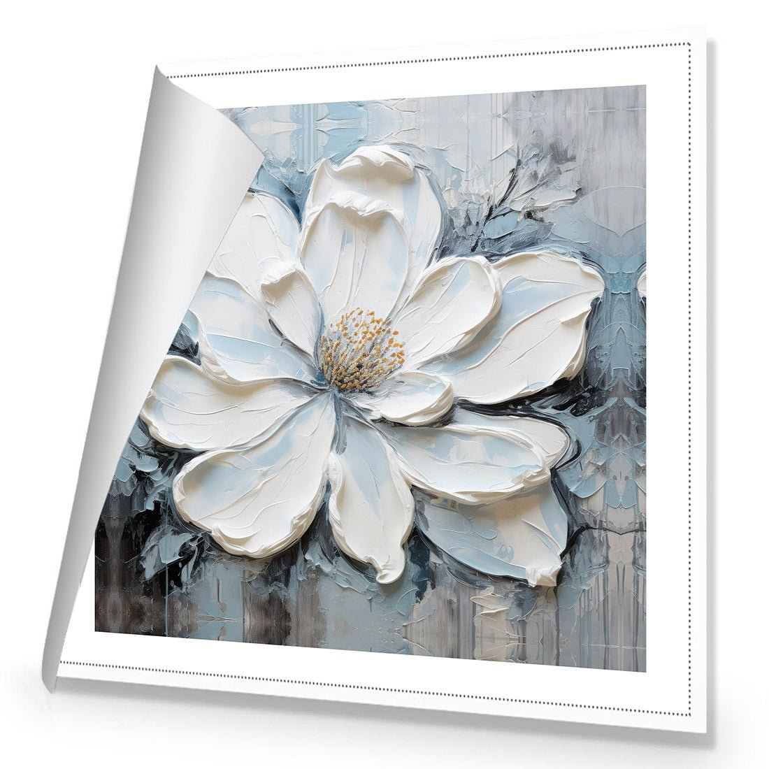 Magnolia on Blue II - Wall Art Designs - WH_1400_AS_Q CAF_CP - MPY - 260 - M - R_37x37_NONE