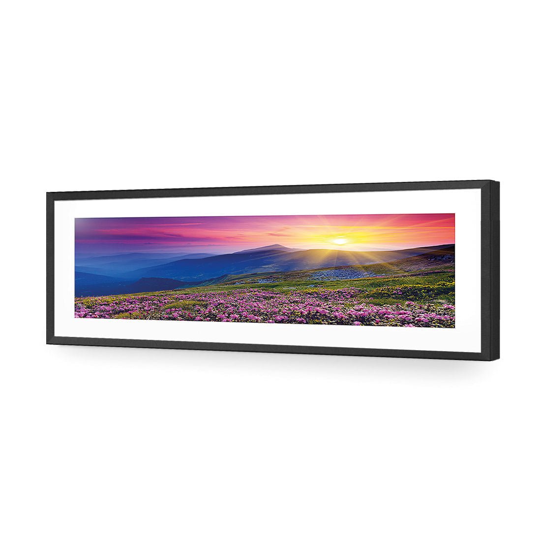 Make Believe Sunrise (long) - Wall Art Designs - 2307_AL_H WAD_AP - 030 - MAT_90x30_S - 2538 - BLK