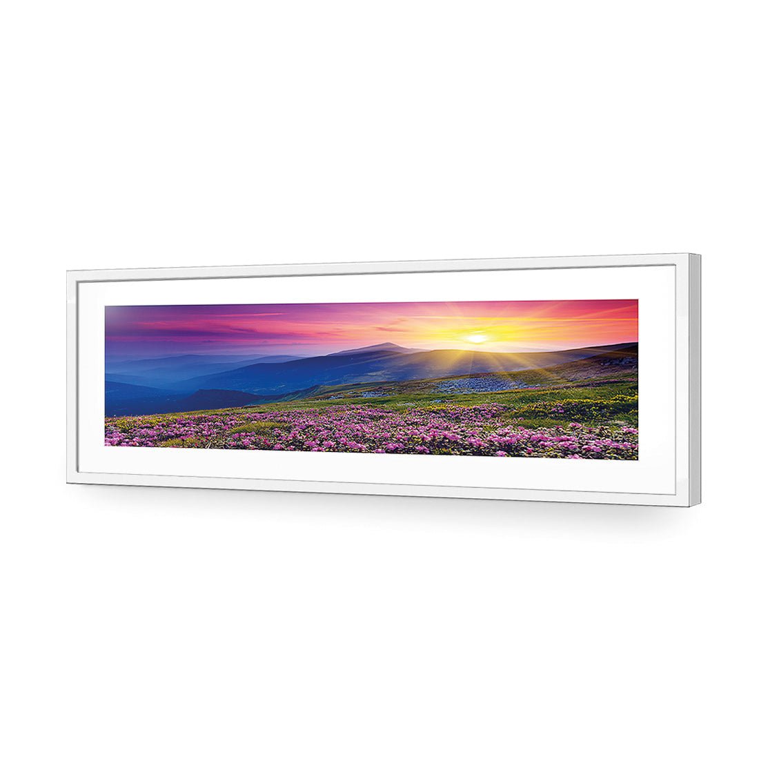 Make Believe Sunrise (long) - Wall Art Designs - 2307_AL_H WAD_AP - 030 - MAT_90x30_S - 2538 - WHT