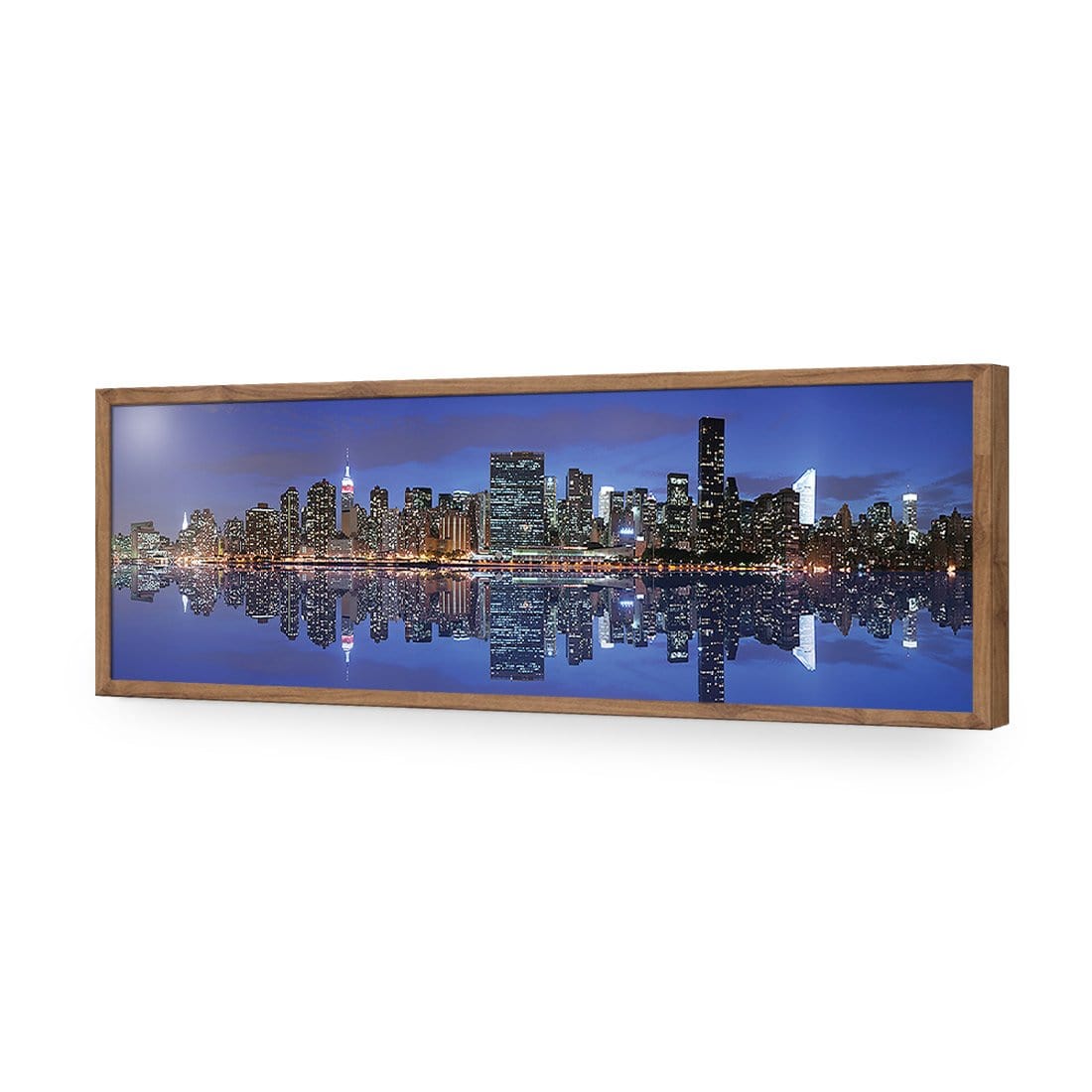 Manhattan Reflection (Long) - Wall Art Designs - 475_AL_H WAD_AP - 030 - EDG_90x30_S - 2538 - NAT